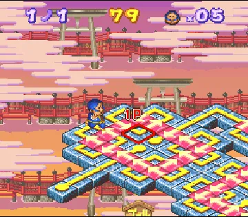 Soreyuke Ebisumaru Karakuri Meiro - Kieta Goemon no Nazo!! (Japan) screen shot game playing